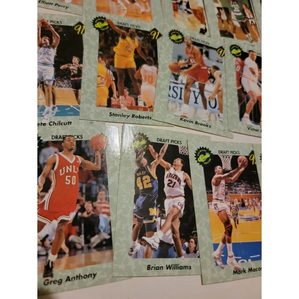 35 Classic Premiere Edition Basketball Cards 1991 1990s Vintage Ncaa